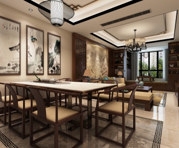 Chinese Style A Living Room-ID:633501054
