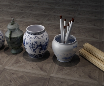 Chinese Style Clay Pot-ID:570822953