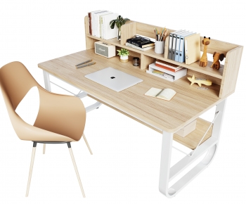 Nordic Style Computer Desk And Chair-ID:894691945