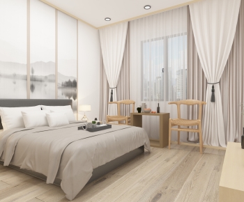 New Chinese Style Bedroom-ID:538408044