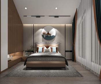 New Chinese Style Bedroom-ID:940730092