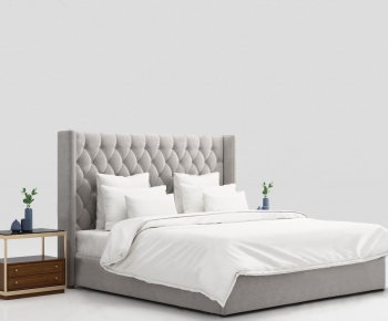 Modern Double Bed-ID:210072997