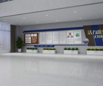 Modern Office Reception Desk-ID:418514019