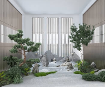 Modern New Chinese Style Courtyard/landscape-ID:324690107
