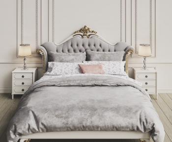 European Style French Style Double Bed-ID:425065046