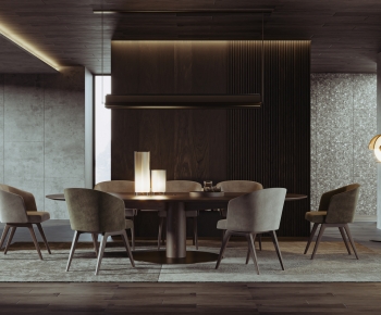 Modern Wabi-sabi Style Dining Room-ID:390731102