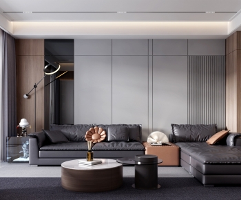 Modern A Living Room-ID:671814925
