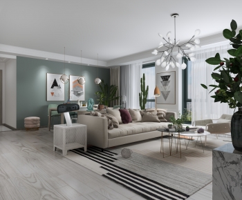 Nordic Style A Living Room-ID:408683066
