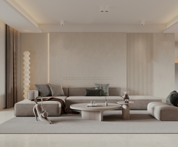 Wabi-sabi Style A Living Room-ID:415113935