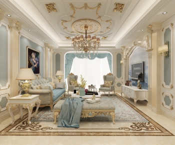 European Style A Living Room-ID:479393962