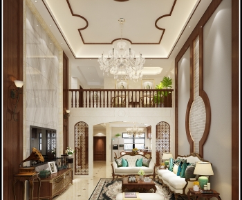 American Style A Living Room-ID:555999049