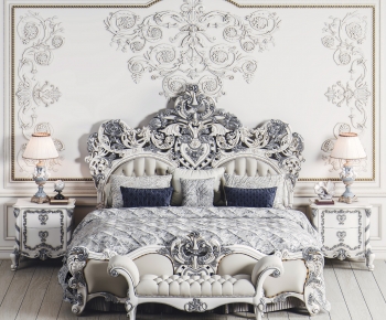 French Style Double Bed-ID:766021017
