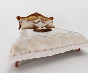 European Style Double Bed-ID:928437957