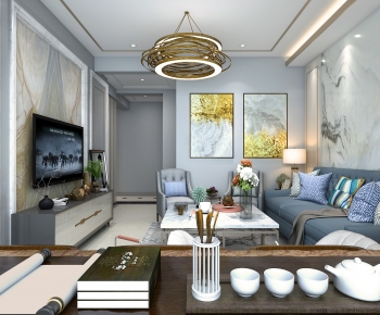 Modern A Living Room-ID:473920118