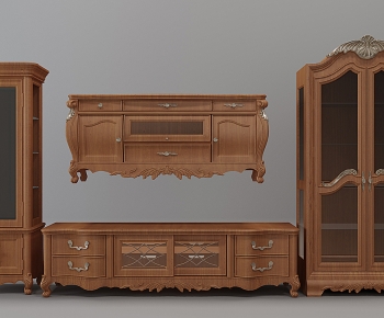 American Style TV Cabinet-ID:524418121