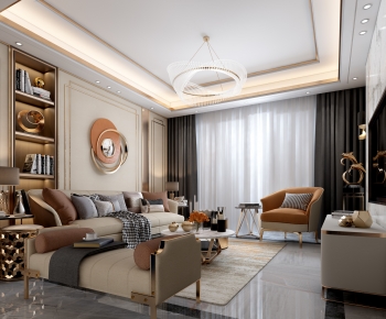 Modern A Living Room-ID:374236116