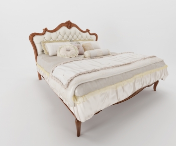 European Style Double Bed-ID:714392902