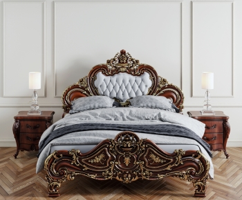 French Style Double Bed-ID:206228028