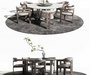 New Chinese Style Dining Table And Chairs-ID:493314986