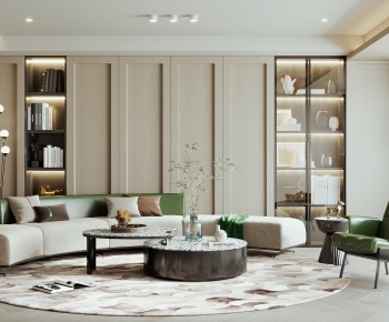 Modern A Living Room-ID:641813996