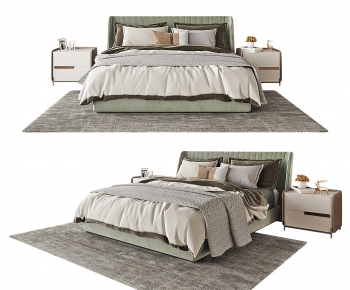 Modern Double Bed-ID:235034944