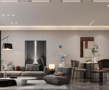 Modern A Living Room-ID:520159966