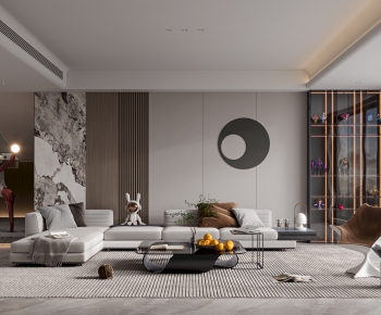 Modern A Living Room-ID:237071044
