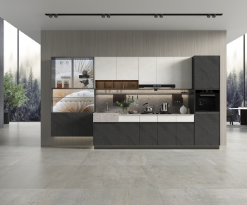 Modern Kitchen Cabinet-ID:673401126