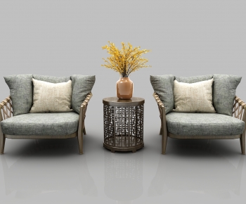 Southeast Asian Style Single Sofa-ID:754816069