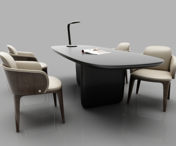 Modern Computer Desk And Chair-ID:530316119