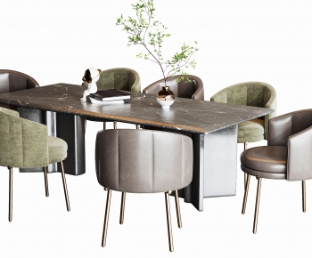 Modern Dining Table And Chairs-ID:991960052