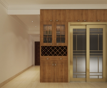 New Chinese Style Wine Cabinet-ID:435256961