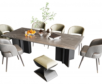 Modern Dining Table And Chairs-ID:756750193