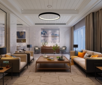 Modern A Living Room-ID:167651897