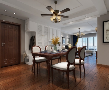 American Style Dining Room-ID:561825048