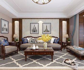American Style A Living Room-ID:266874075