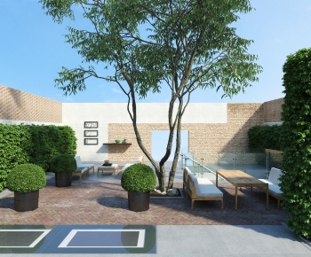 Modern Courtyard/landscape-ID:610449361