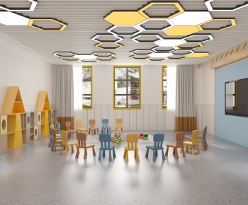 Modern Children's Kindergarten-ID:881247042