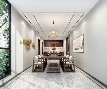 New Chinese Style Dining Room-ID:899584056