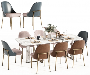 Modern Dining Table And Chairs-ID:895159261