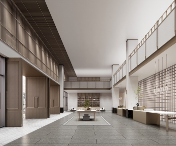 New Chinese Style Lobby Hall-ID:824690105