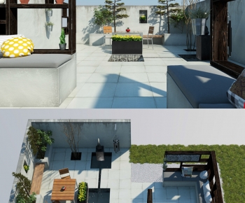 Modern Courtyard/landscape-ID:699146033