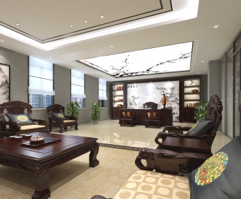 New Chinese Style Manager's Office-ID:962191109