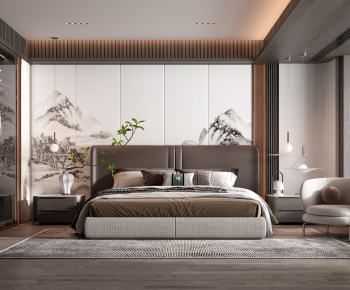 New Chinese Style Bedroom-ID:817820072