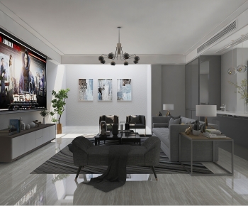 Modern A Living Room-ID:509231179