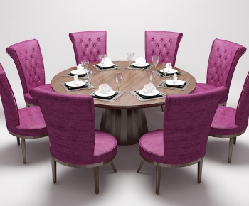 Modern Dining Table And Chairs-ID:214607952