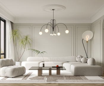 French Style A Living Room-ID:406681061