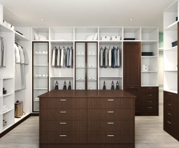 Modern Clothes Storage Area-ID:622771026