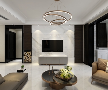 Modern A Living Room-ID:481864934