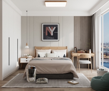 Nordic Style Bedroom-ID:342586042